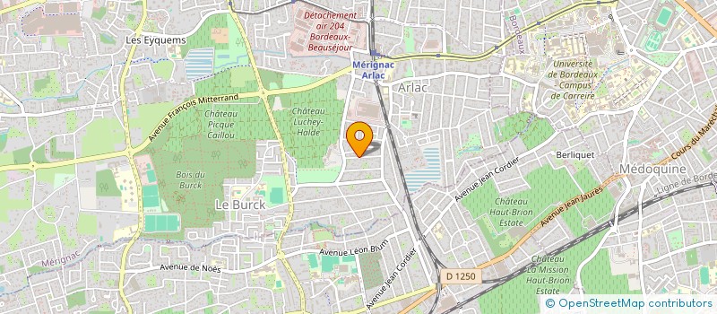 localisation de l'entreprise JLL  MERIGNAC