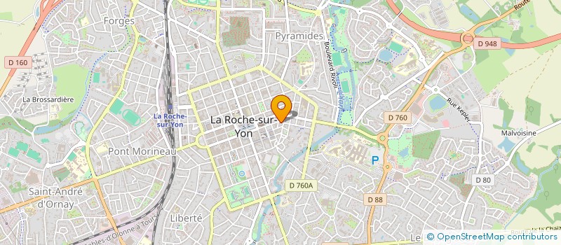 localisation de l'entreprise JLL AVOCAT à LA ROCHE-SUR-YON