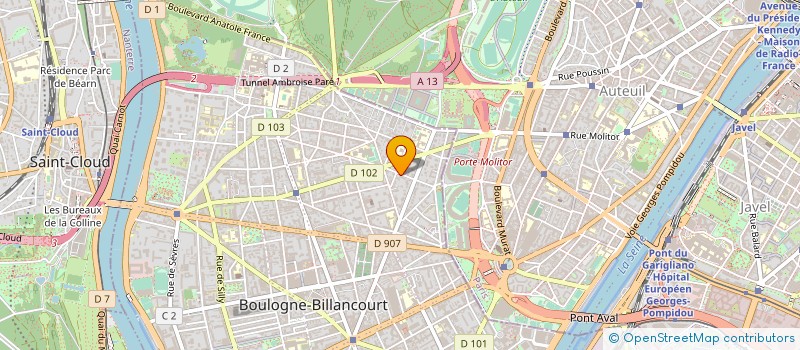 localisation de l'entreprise JLL CONSEIL  BOULOGNE-BILLANCOURT