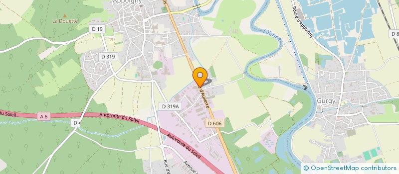 localisation de l'entreprise JLLCONSTRUCTIONS à APPOIGNY