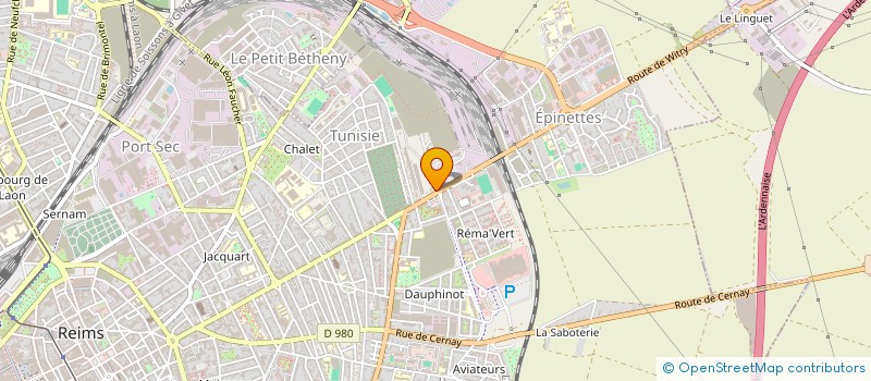 localisation de l'entreprise JLM  REIMS