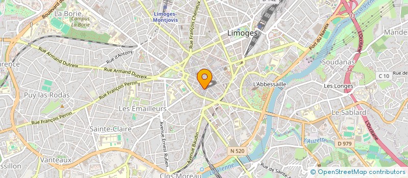 localisation de l'entreprise JLM à LIMOGES
