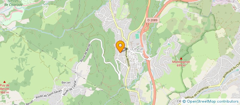 localisation de l'entreprise JLM  CEYRAT