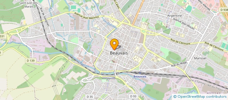 localisation de l'entreprise JLM  BEAUVAIS