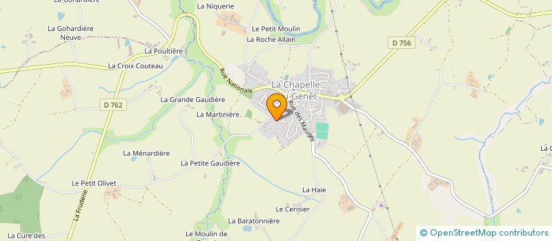 localisation de l'entreprise JLM 49 à BEAUPREAU-EN-MAUGES