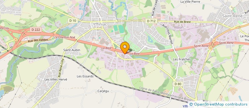 localisation de l'entreprise JLM  YFFINIAC