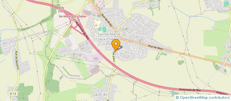 localisation de l'entreprise JLM  SAINTE-MARIE-AUX-CHENES