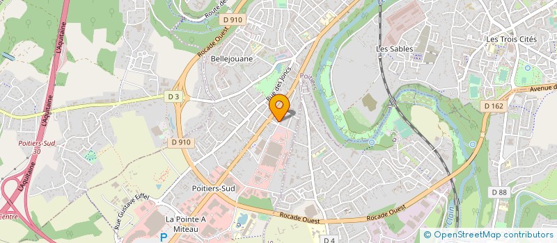 localisation de l'entreprise JLM  POITIERS