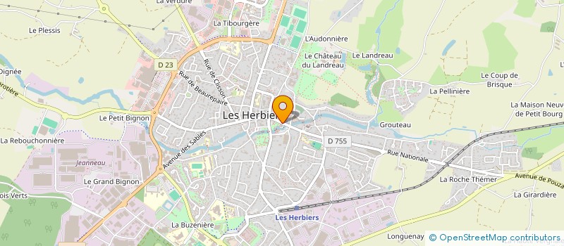 localisation de l'entreprise JLM  LES HERBIERS