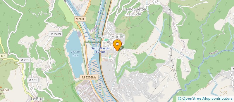 localisation de l'entreprise JLM  SAINT-MARTIN-DU-VAR