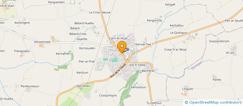 localisation de l'entreprise JLM  PLONEVEZ-PORZAY