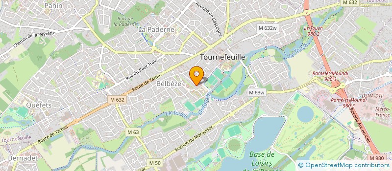 localisation de l'entreprise JLM  TOURNEFEUILLE