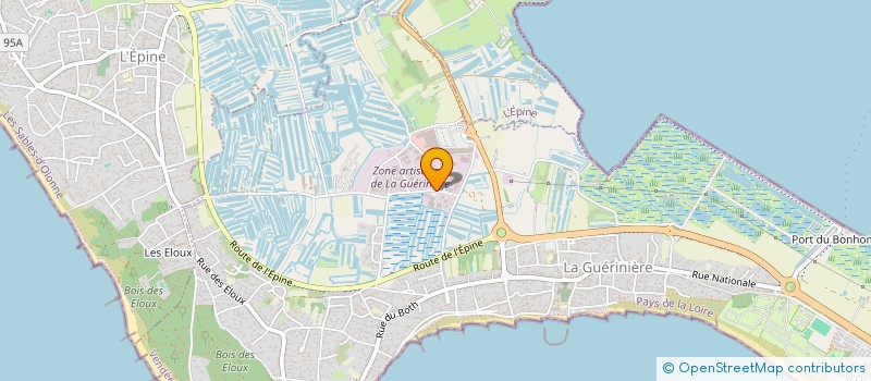 localisation de l'entreprise JLM  LA GUERINIERE