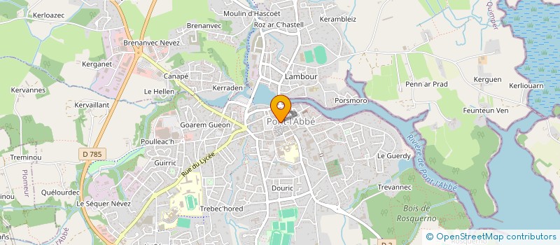 localisation de l'entreprise JLM  PONT-L'ABBE