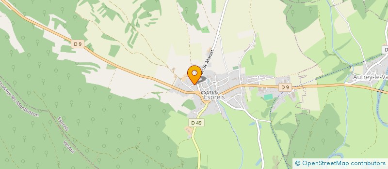 localisation de l'entreprise JLM  ESPRELS