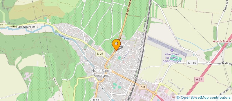 localisation de l'entreprise JLM AUTO SERVICES à NUITS-SAINT-GEORGES