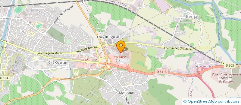 localisation de l'entreprise JLM BY F  CARCASSONNE