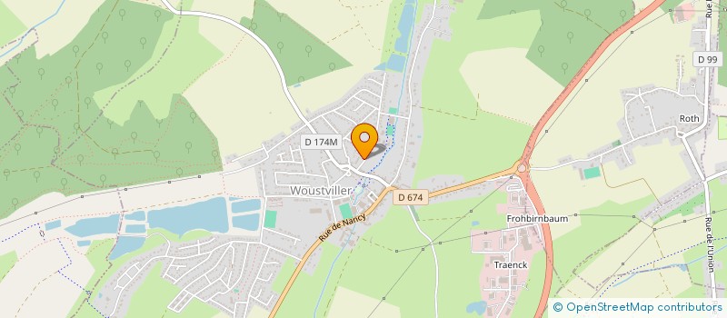 localisation de l'entreprise JLM CARRELAGE  WOUSTVILLER