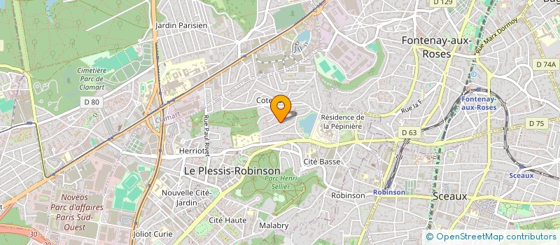 localisation de l'entreprise JLM CERAMIQUE ET FACADE à LE PLESSIS-ROBINSON