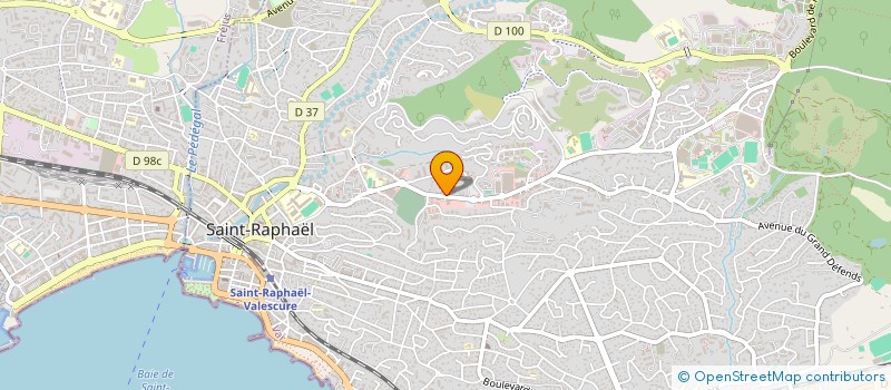 localisation de l'entreprise JLM CONCEPT  SAINT-RAPHAEL