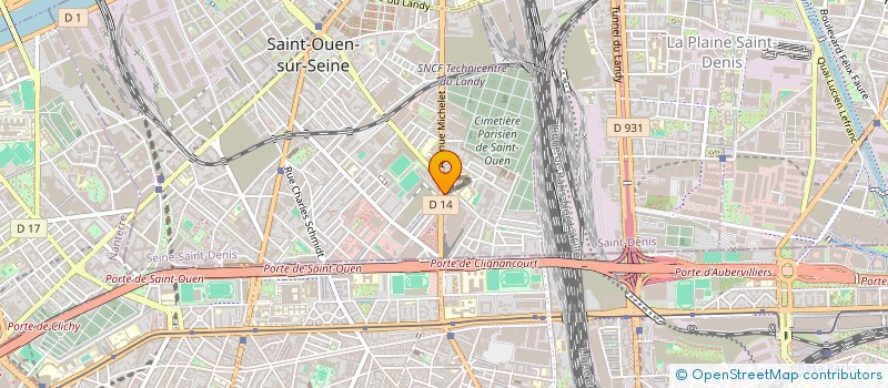 localisation de l'entreprise JLM CONSTRUCTION à SAINT-OUEN-SUR-SEINE