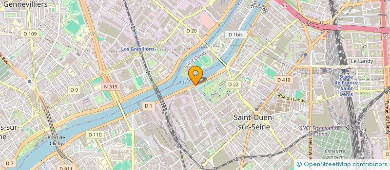localisation de l'entreprise JLM CONSULTING ET BATIMENT à SAINT-OUEN-SUR-SEINE