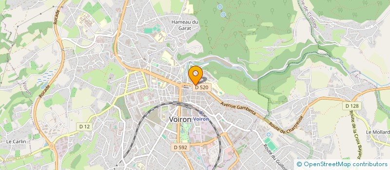 localisation de l'entreprise JLM CUISINE à VOIRON