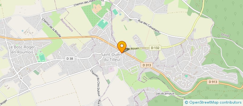 localisation de l'entreprise JLM DISTRI  SAINT-OUEN-DU-TILLEUL