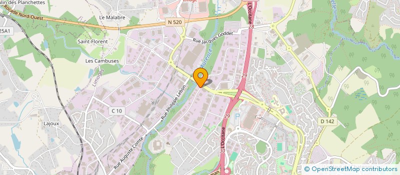 localisation de l'entreprise JLM DISTRICASH à LIMOGES