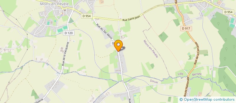 localisation de l'entreprise JLM EQUI  MONS-EN-PEVELE