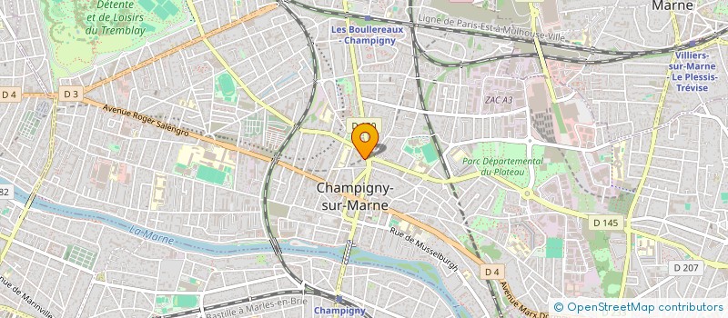 localisation de l'entreprise JLM EVENTS à CHAMPIGNY-SUR-MARNE