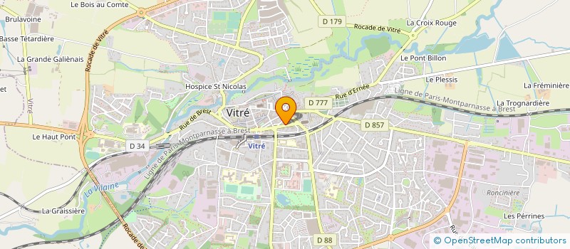 localisation de l'entreprise JLM FINANCES à VITRE