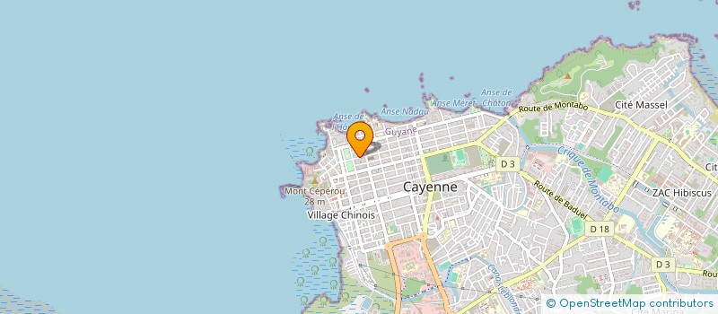 localisation de l'entreprise JLM FORMATION  CAYENNE