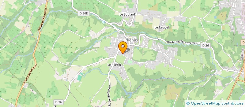 localisation de l'entreprise JLM HOLDING  ORLIENAS