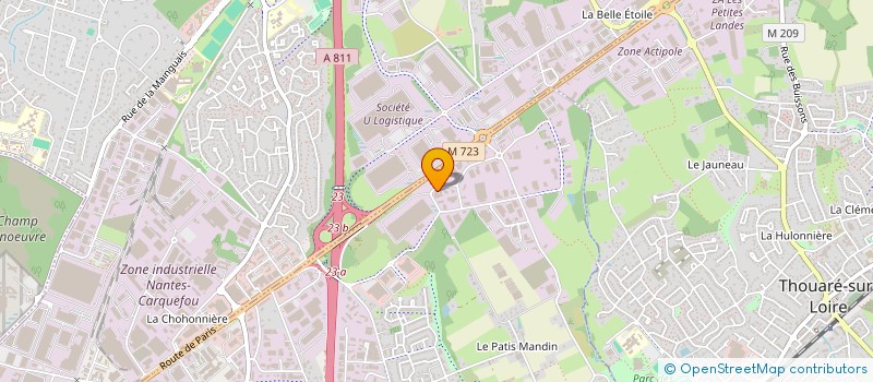 localisation de l'entreprise JLM IMMO  SAINTE-LUCE-SUR-LOIRE