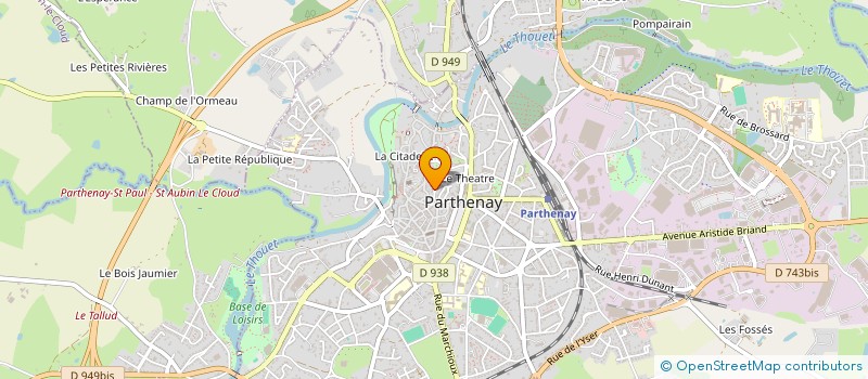 localisation de l'entreprise JLM IMMO  PARTHENAY