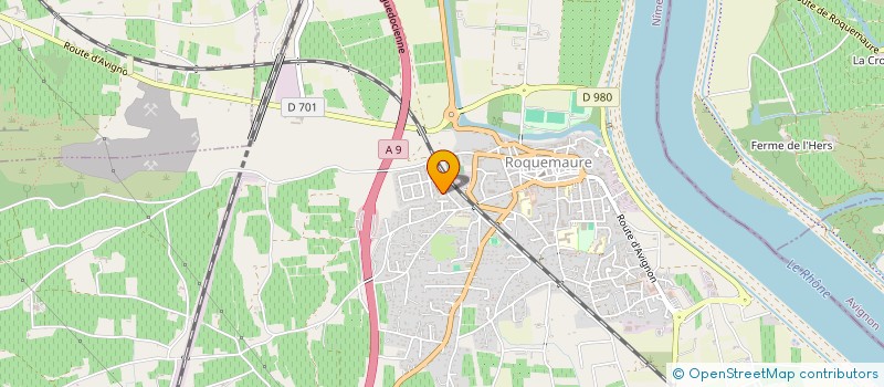 localisation de l'entreprise JLM.IMMO  ROQUEMAURE