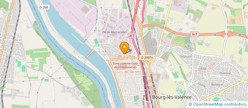localisation de l'entreprise JLM INSTITUT à BOURG-LES-VALENCE