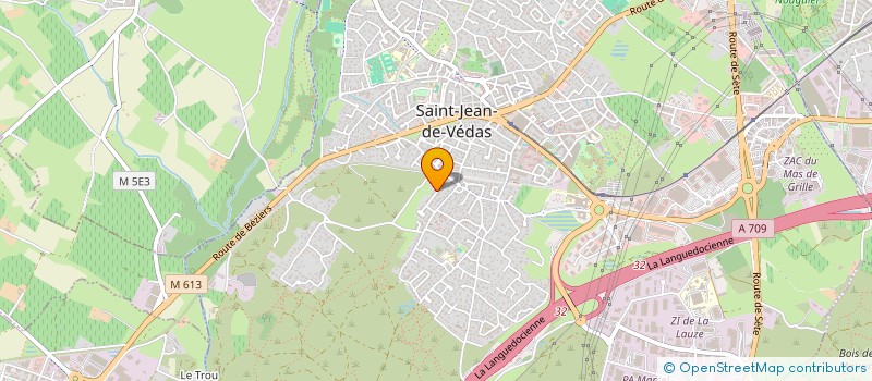 localisation de l'entreprise JLM LEARNING  SAINT-JEAN-DE-VEDAS