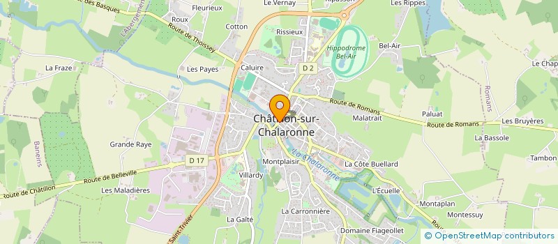 localisation de l'entreprise JLM OPTIC à CHATILLON-SUR-CHALARONNE