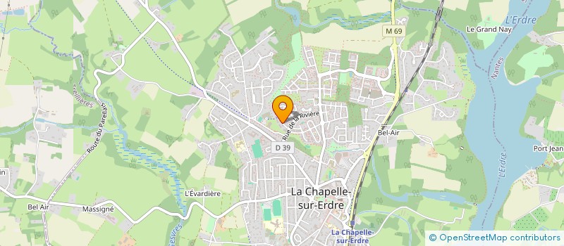 localisation de l'entreprise JLM PIZZAS à LA CHAPELLE-SUR-ERDRE