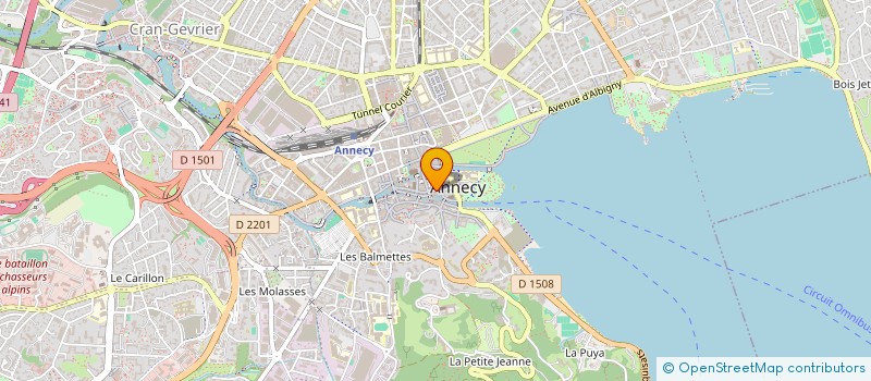 localisation de l'entreprise JLM SERVICES à ANNECY
