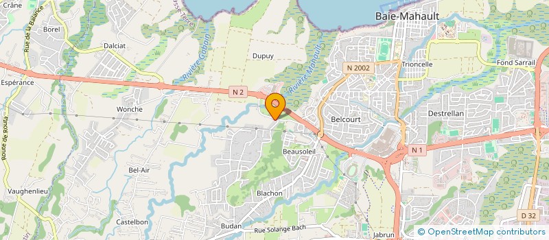 localisation de l'entreprise JLM SERVICES  BAIE-MAHAULT