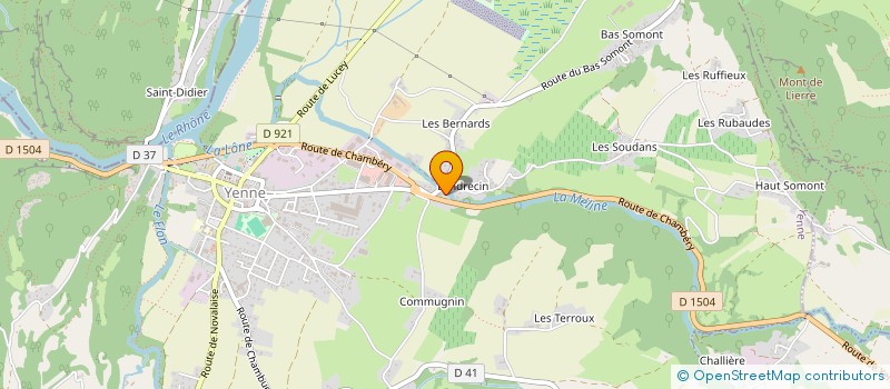 localisation de l'entreprise JLM TAXI  YENNE