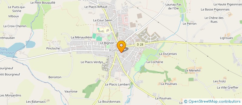 localisation de l'entreprise JLM TP à ROMILLE