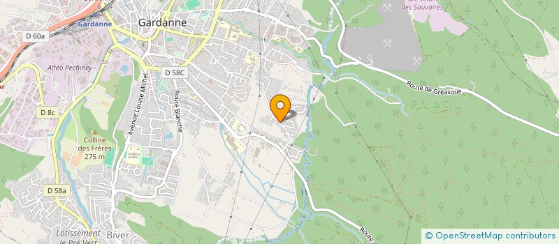 localisation de l'entreprise JLM TRAVAUX & LOC à GARDANNE