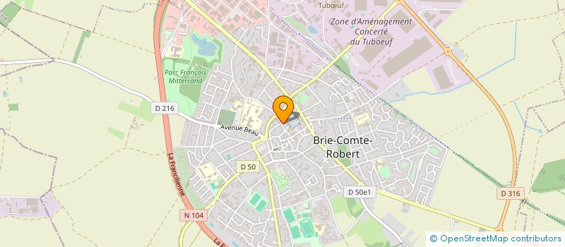 localisation de l'entreprise JLM01 à BRIE-COMTE-ROBERT