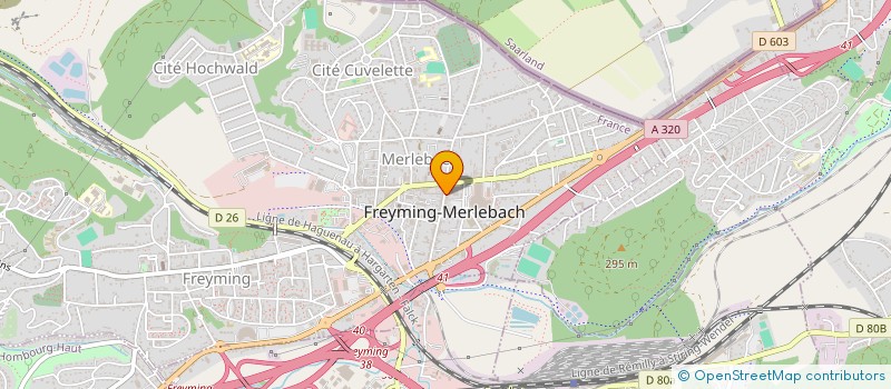 localisation de l'entreprise JLMBV  FREYMING-MERLEBACH