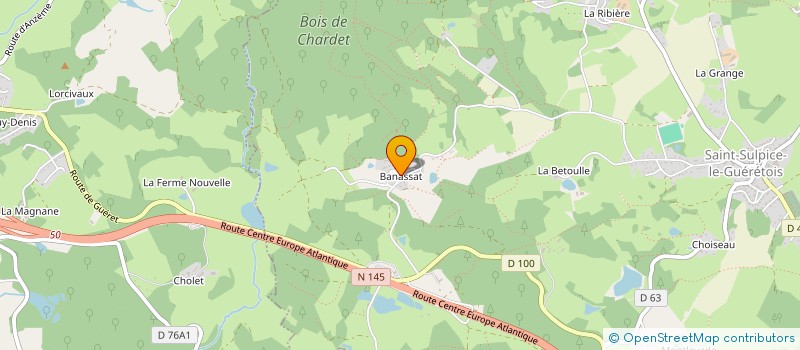 localisation de l'entreprise JLMCG  SAINT-SULPICE-LE-GUERETOIS