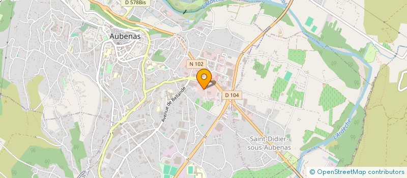 localisation de l'entreprise JLME à AUBENAS